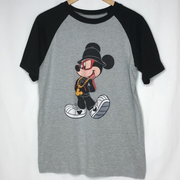 Disney Shirts Disney Hip Hop Rapper Mickey Mouse Graphic Tee Poshmark